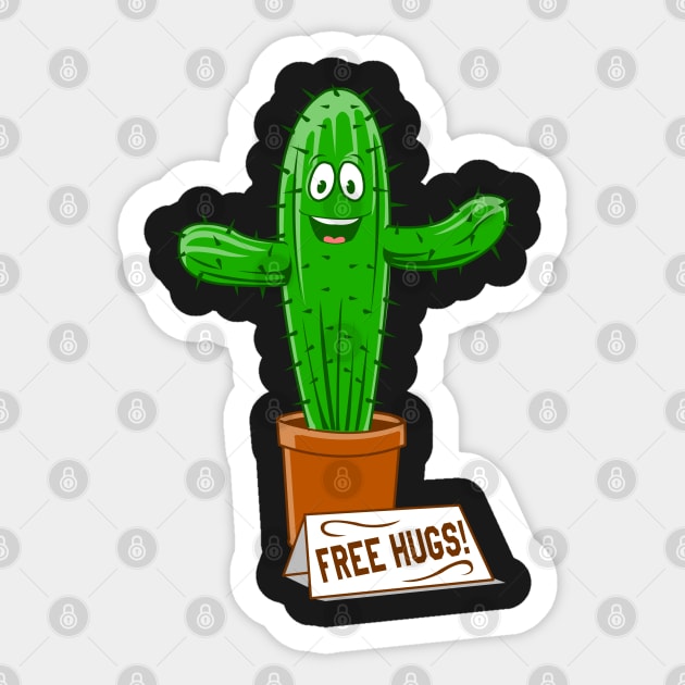 Cactus Plant Chic Boho Gag Sticker by Bricke